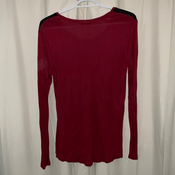 Guess Maroon and Black Shirt Size M - Picture 3 of 9